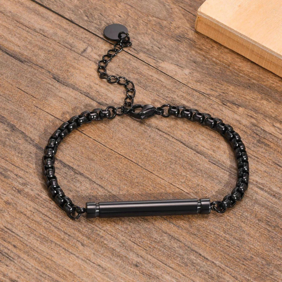 Elegant Ash-chamber Bracelet Stainless Steel or Black (adjustable)