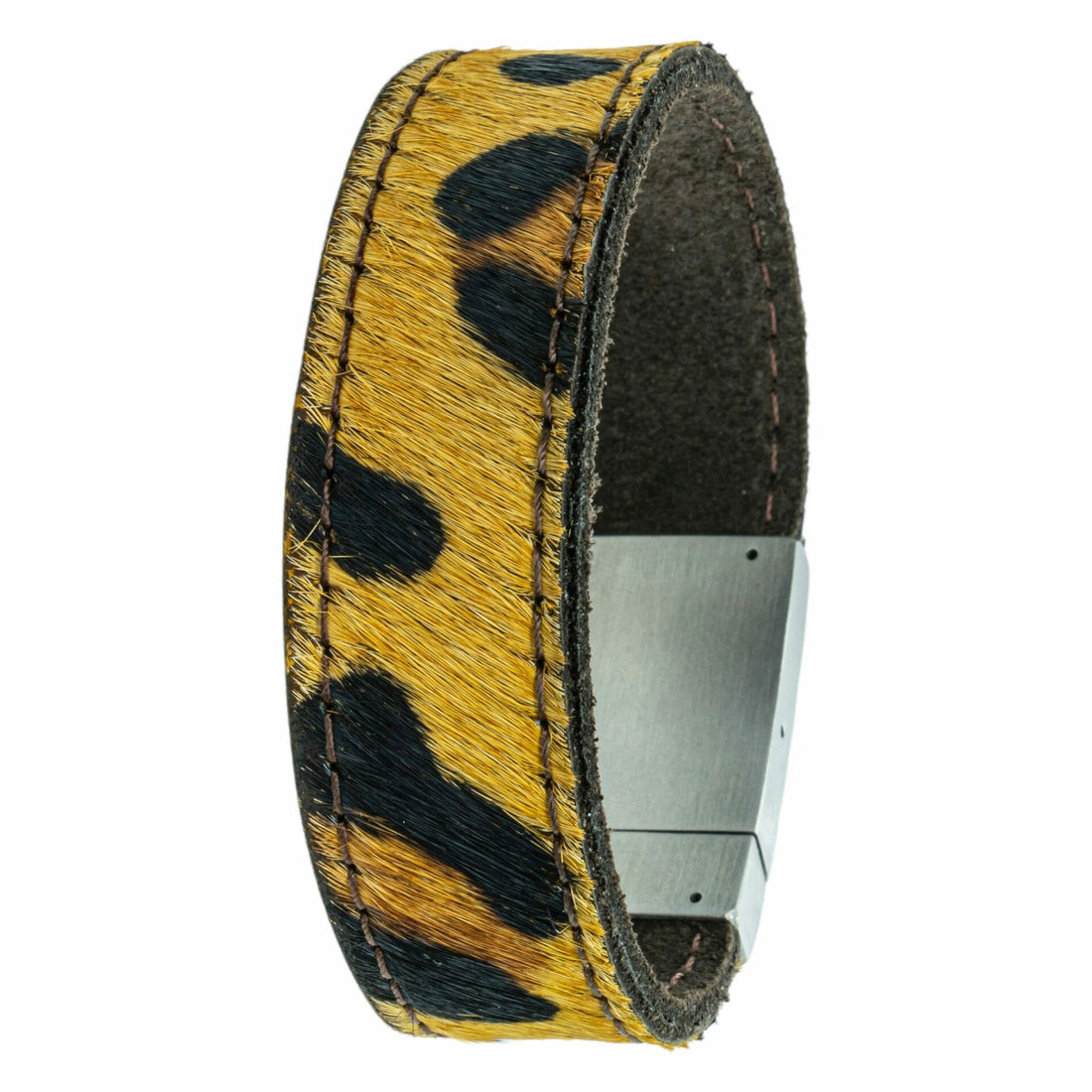 Eigenes Pfotenabdruck-Armband aus <b>Leopardenleder</b>