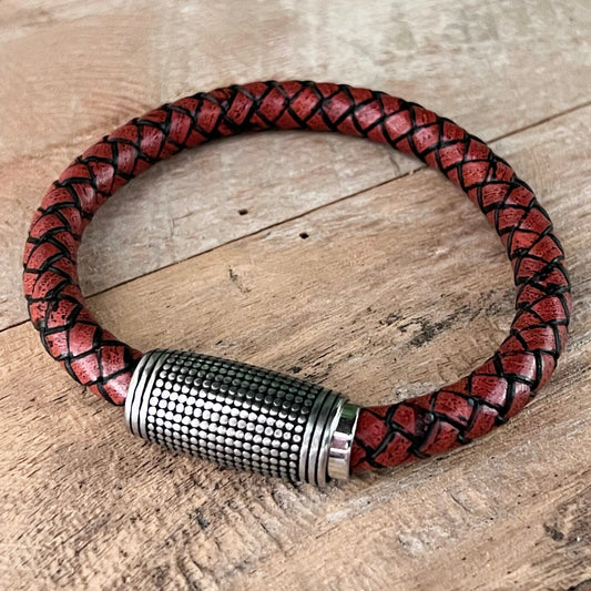 Viking Woven Leather Bracelet - Ragnarok